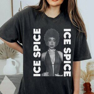 Ice Spice Rap Hip Hop Music Singer Vintage Graphic Fan Gift Unisex T-Shirt 92